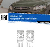 0 Luci posizione LED Fiat Strada 1999-2021: T10 Bolt T10: LED Bolt 6000k (Coppia)