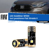 0 Luci posizione LED Fiat Strada II 2017in poi: T10 GoldStar T10 (W5W) Goldstar Coppia LED Canbus Next Gen