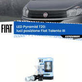 0 Luci posizione LED Fiat Talento III 2016-2020: T20 Pyramid T20 (7443 7440): XE Pyramid LED Kit per Luci Diurne DRL
