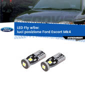 0 Luci posizione LED Ford Escort Mk4 1996-2000: W5W Fly W5W: Lampadine LED Fly 6000k (Coppia)