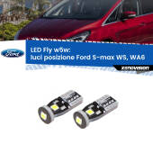 0 Luci posizione LED Ford S-max WS, WA6 2006-2014: W5W Fly W5W: Lampadine LED Fly 6000k (Coppia)