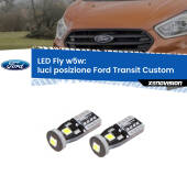 0 Luci posizione LED Ford Transit Custom 2012-2022: W5W Fly W5W: Lampadine LED Fly 6000k (Coppia)
