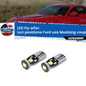 0 Luci posizione LED Ford usa Mustang coupe 2014-2016: W5W Fly W5W: Lampadine LED Fly 6000k (Coppia)