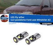 0 Luci posizione LED Ford usa Windstar A3 1995-2000: W5W Fly W5W: Lampadine LED Fly 6000k (Coppia)