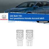 0 Luci posizione LED Honda Accord Mk5 1993-1996: T10 Bolt T10: LED Bolt 6000k (Coppia)