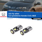 0 Luci posizione LED Honda Civic Mk8 2005-2010: W5W Fly W5W: Lampadine LED Fly 6000k (Coppia)