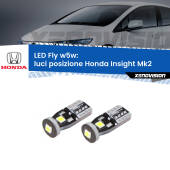 0 Luci posizione LED Honda Insight Mk2 2009-2017: W5W Fly W5W: Lampadine LED Fly 6000k (Coppia)