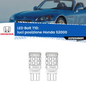 0 Luci posizione LED Honda S2000 1999-2009: T10 Bolt T10: LED Bolt 6000k (Coppia)