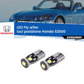 0 Luci posizione LED Honda S2000 1999-2009: W5W Fly W5W: Lampadine LED Fly 6000k (Coppia)
