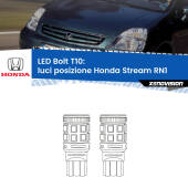 0 Luci posizione LED Honda Stream RN1 2001-2006: T10 Bolt T10: LED Bolt 6000k (Coppia)