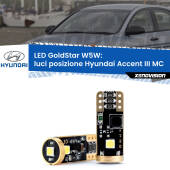 0 Luci posizione LED Hyundai Accent III MC 2005-2010: T10 GoldStar T10 (W5W) Goldstar Coppia LED Canbus Next Gen