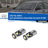 0 Luci posizione LED Hyundai Accent III MC 2005-2010: W5W Fly W5W: Lampadine LED Fly 6000k (Coppia)