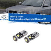 0 Luci posizione LED Hyundai Elantra XD 2000-2006: W5W Fly W5W: Lampadine LED Fly 6000k (Coppia)