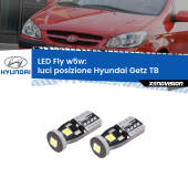 0 Luci posizione LED Hyundai Getz TB 2002-2009: W5W Fly W5W: Lampadine LED Fly 6000k (Coppia)