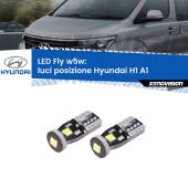 0 Luci posizione LED Hyundai H1 A1 1997-2008: W5W Fly W5W: Lampadine LED Fly 6000k (Coppia)