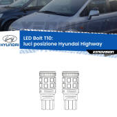 0 Luci posizione LED Hyundai Highway 2000-2004: T10 Bolt T10: LED Bolt 6000k (Coppia)