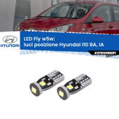 0 Luci posizione LED Hyundai I10 BA, IA 2013-2016: W5W Fly W5W: Lampadine LED Fly 6000k (Coppia)