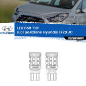 0 Luci posizione LED Hyundai IX20 JC 2010in poi: T10 Bolt T10: LED Bolt 6000k (Coppia)