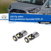 0 Luci posizione LED Hyundai IX20 JC 2010in poi: W5W Fly W5W: Lampadine LED Fly 6000k (Coppia)