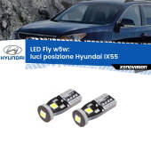 0 Luci posizione LED Hyundai IX55  2008-2012: W5W Fly W5W: Lampadine LED Fly 6000k (Coppia)