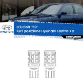 0 Luci posizione LED Hyundai Lantra XD 2000-2006: T10 Bolt T10: LED Bolt 6000k (Coppia)