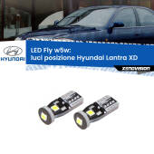 0 Luci posizione LED Hyundai Lantra XD 2000-2006: W5W Fly W5W: Lampadine LED Fly 6000k (Coppia)