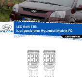0 Luci posizione LED Hyundai Matrix FC 2001-2010: T10 Bolt T10: LED Bolt 6000k (Coppia)