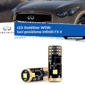 0 Luci posizione LED Infiniti FX II 2008-2013: T10 GoldStar T10 (W5W) Goldstar Coppia LED Canbus Next Gen