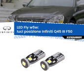 0 Luci posizione LED Infiniti Q45 III F50 2001-2006: W5W Fly W5W: Lampadine LED Fly 6000k (Coppia)