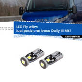 0 Luci posizione LED Iveco Daily III Mk1 2014-2016: W5W Fly W5W: Lampadine LED Fly 6000k (Coppia)