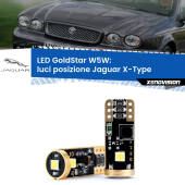 0 Luci posizione LED Jaguar X-Type 2001-2009: T10 GoldStar T10 (W5W) Goldstar Coppia LED Canbus Next Gen