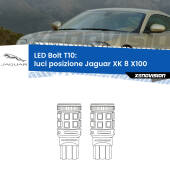0 Luci posizione LED Jaguar XK 8 X100 1996-2005: T10 Bolt T10: LED Bolt 6000k (Coppia)