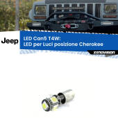 0 Luci posizione LED Jeep Cherokee XJ 1984-2001: T4W Xenovision T4W (BA9S): Xenovision LED Canbus Bianco Lunare