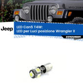 0 Luci posizione LED Jeep Wrangler II TJ 1996-2005: T4W Xenovision T4W (BA9S): Xenovision LED Canbus Bianco Lunare
