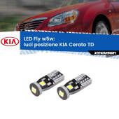 0 Luci posizione LED KIA Cerato TD 2008-2011: W5W Fly W5W: Lampadine LED Fly 6000k (Coppia)