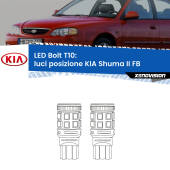 0 Luci posizione LED KIA Shuma II FB 2001-2004: T10 Bolt T10: LED Bolt 6000k (Coppia)