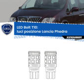 0 Luci posizione LED Lancia Phedra 2002-2010: T10 Bolt T10: LED Bolt 6000k (Coppia)