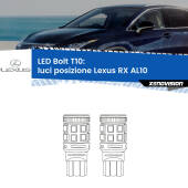 0 Luci posizione LED Lexus RX AL10 2008-2012: T10 Bolt T10: LED Bolt 6000k (Coppia)
