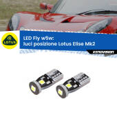 0 Luci posizione LED Lotus Elise Mk2 2000-2009: W5W Fly W5W: Lampadine LED Fly 6000k (Coppia)