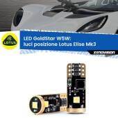 0 Luci posizione LED Lotus Elise Mk3 2010-2022: T10 GoldStar T10 (W5W) Goldstar Coppia LED Canbus Next Gen