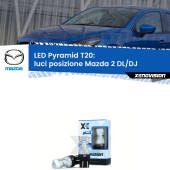 0 Luci posizione LED Mazda 2 DL/DJ 2014-2018: T20 Pyramid T20 (7443 7440): XE Pyramid LED Kit per Luci Diurne DRL