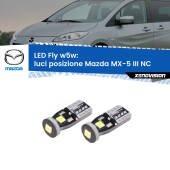 0 Luci posizione LED Mazda MX-5 III NC 2005-2014: W5W Fly W5W: Lampadine LED Fly 6000k (Coppia)