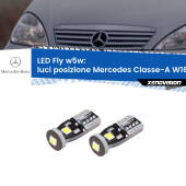 0 Luci posizione LED Mercedes Classe-A W168 1997-2004: W5W Fly W5W: Lampadine LED Fly 6000k (Coppia)