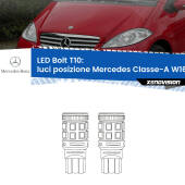 0 Luci posizione LED Mercedes Classe-A W169 2004-2012: T10 Bolt T10: LED Bolt 6000k (Coppia)
