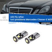 0 Luci posizione LED Mercedes Classe-E W212 2009-2016: W5W Fly W5W: Lampadine LED Fly 6000k (Coppia)