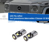 0 Luci posizione LED Mercedes Classe-G W463 1991-2004: W5W Fly W5W: Lampadine LED Fly 6000k (Coppia)