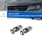 0 Luci posizione LED Mercedes Classe-M W166 2011-2015: W5W Fly W5W: Lampadine LED Fly 6000k (Coppia)