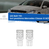 0 Luci posizione LED Mercedes Classe-R W251, V251 2006-2014: T10 Bolt T10: LED Bolt 6000k (Coppia)
