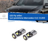 0 Luci posizione LED Mercedes CLC CL203 2008-2011: W5W Fly W5W: Lampadine LED Fly 6000k (Coppia)