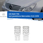 0 Luci posizione LED Mercedes CLS C219 2004-2010: T10 Bolt T10: LED Bolt 6000k (Coppia)